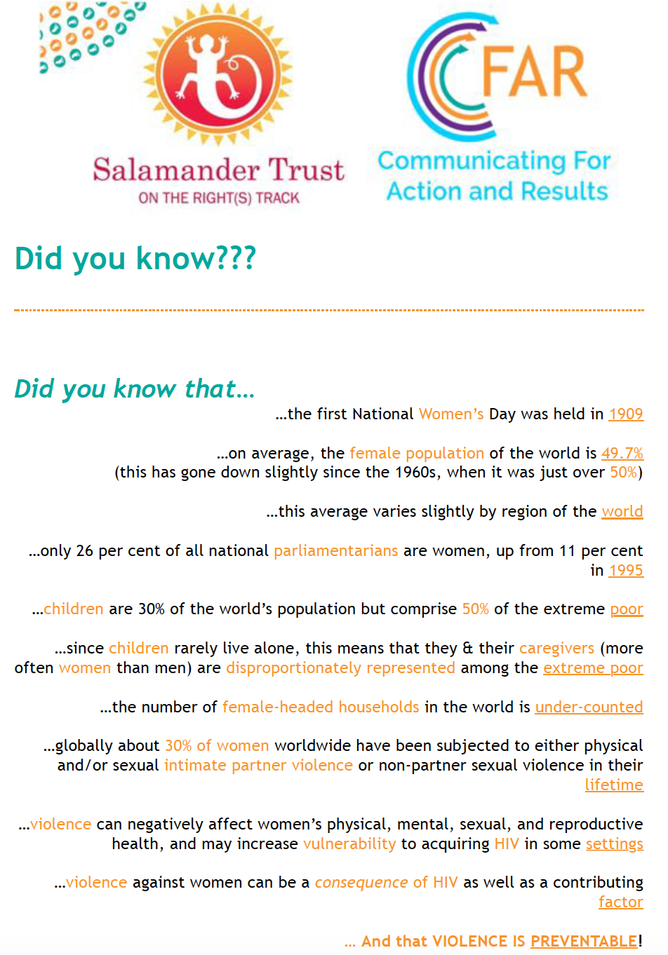 Our Newsletter for International Women’s Day 2023
